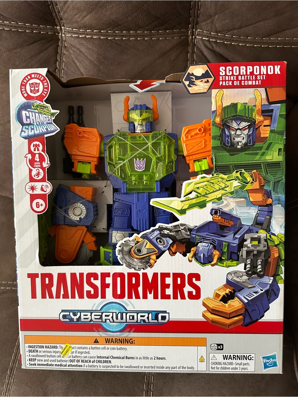Hasbro Transformers Scorponok Strike Battle Set - Green & Orange & Blue